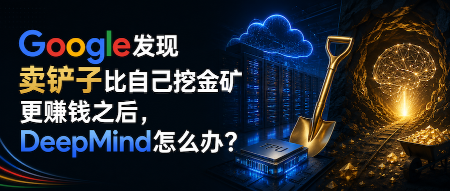 Google发现卖铲子比自己挖金矿更赚钱之后，DeepMind怎么办？
